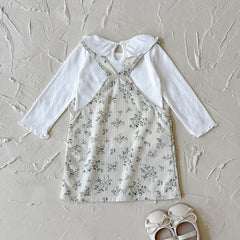 Ruffled Floral Print Dress