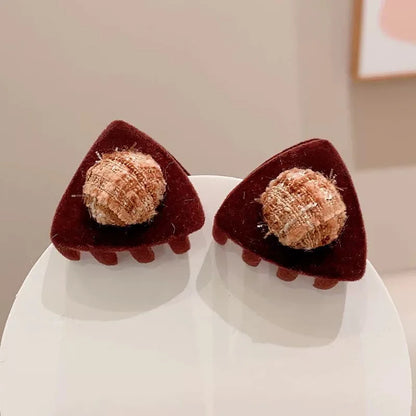 Heart-Shaped Star Hair Clips