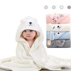 Baby Hooded Bathrobe Towel | Soft Baby Bath Wrap