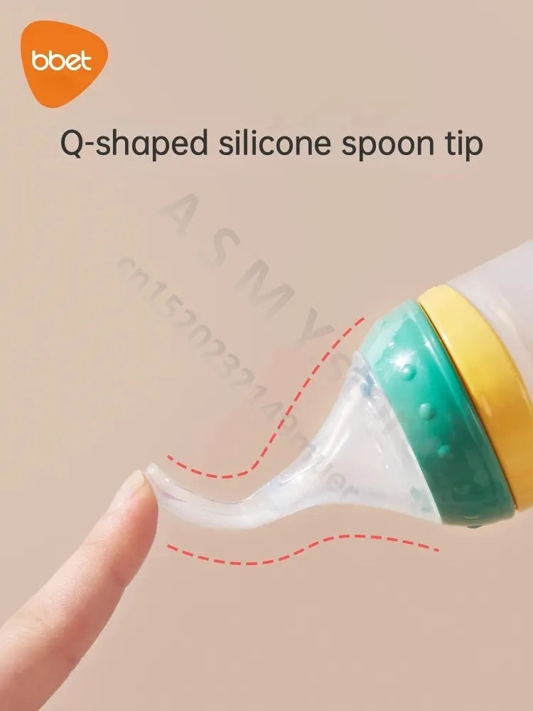 Baby Squeeze Feeding Bottle for Cereal and Puree