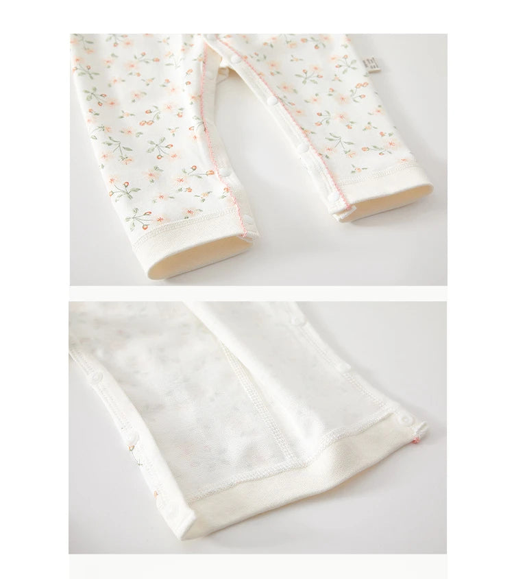 Printed Cotton Baby Girl Jumpsuit