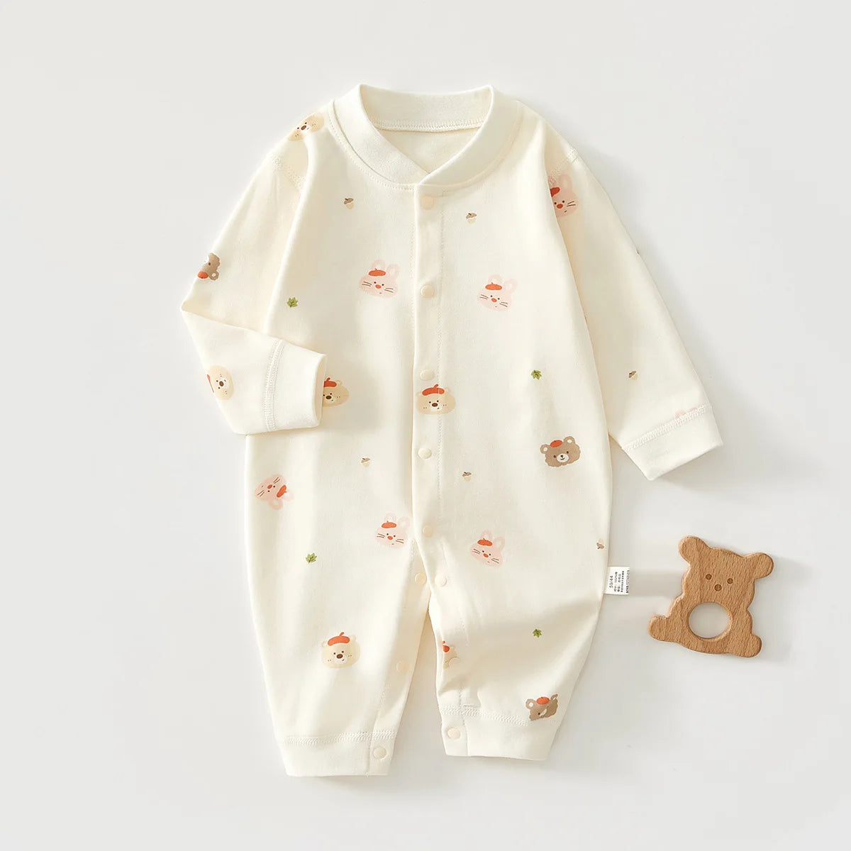 Soft Cartoon Infant Bodysuit Suit