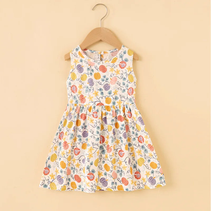Girls Floral Summer Dress