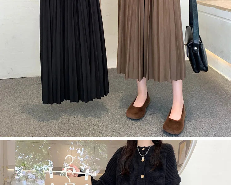 A-Line Casual Maternity Skirt
