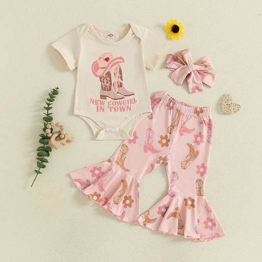 Western Short Sleeve Romper
