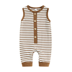 Sleeveless Crew Neck Jumpsuit