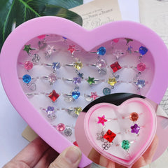 Cute Cartoon Kids Rings Set for Girls | PAMU8