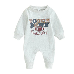 Newborn Baby Boys Rugby Rompers