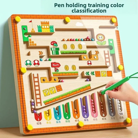 Magnetic Color and No. Maze Toys