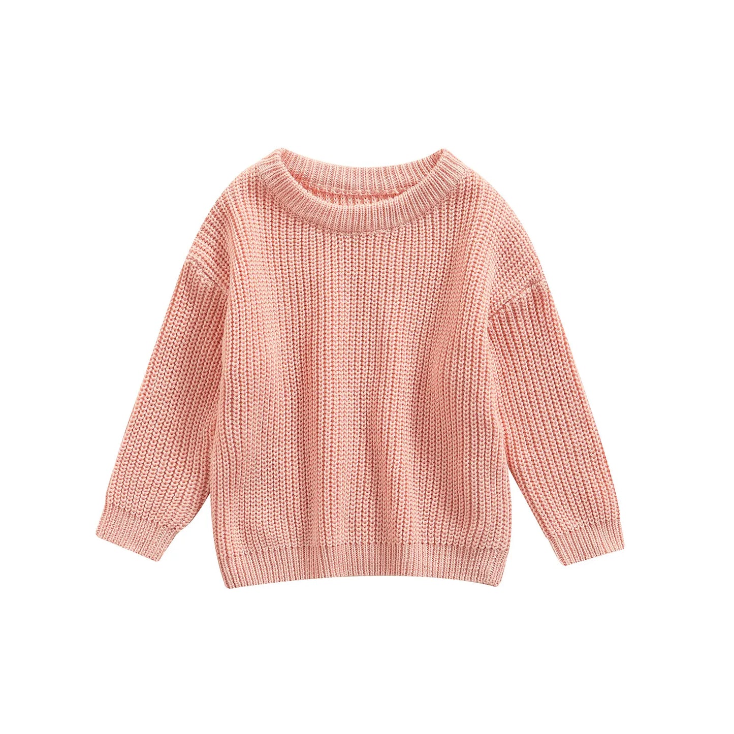 Newborn Knitwear Long Sleeve Cotton Pullover Tops - PAMU8