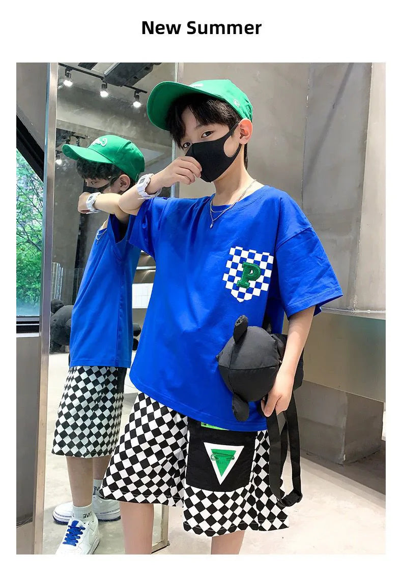 Summer Boys Fashion Outfit Set