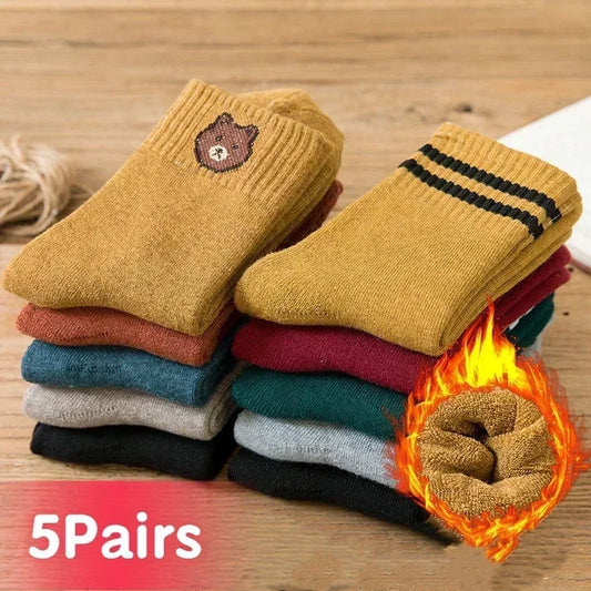 Pairs Warm Plush Kids Socks - PAMU8
