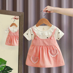 Heart Print Summer Girl Dress