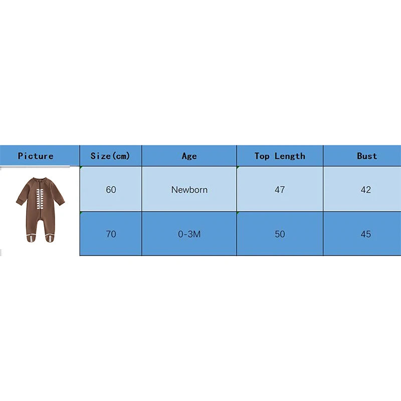 Newborn Football Romper, Long-Sleeve Baby Jumpsuit