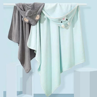 Baby Hooded Bathrobe Towel