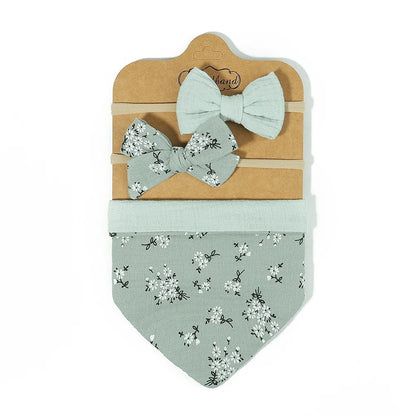 3Pcs BabyBibs with Bow