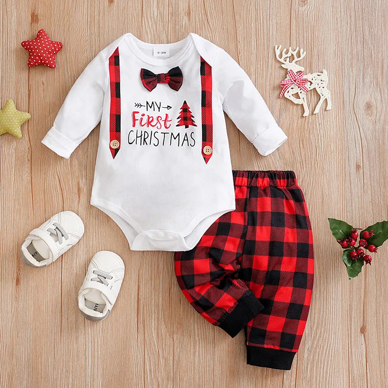 Christmas Triangle Jumpsuit Set