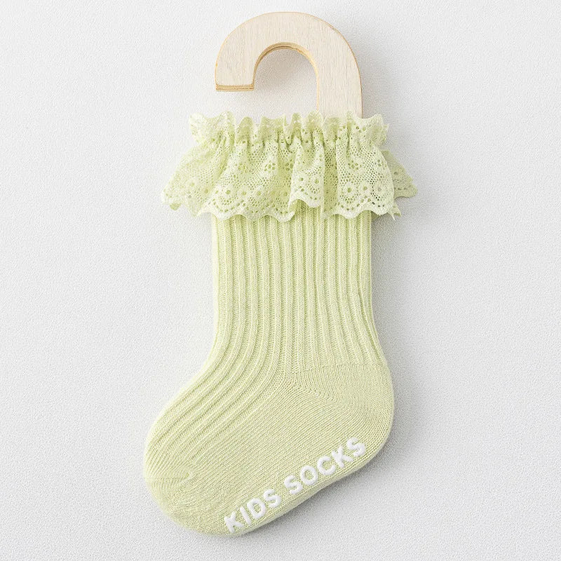Kids Non-Slip Knee High Sock