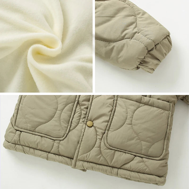 Cozy Plus Velvet Kids Coat