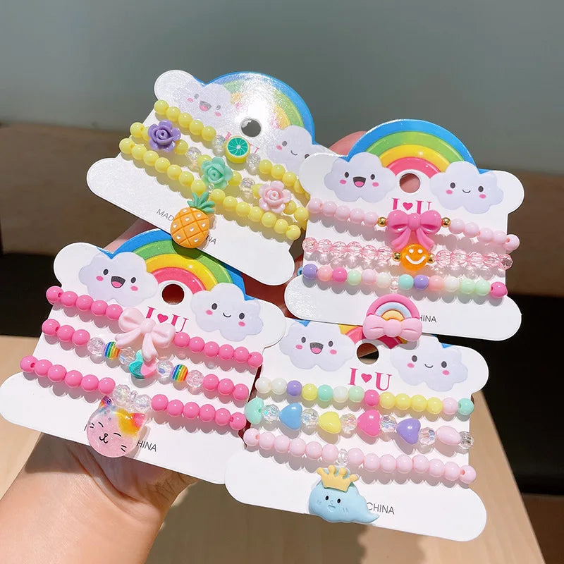 Colorful Resin Charm Bracelets for Girls | PAMU8
