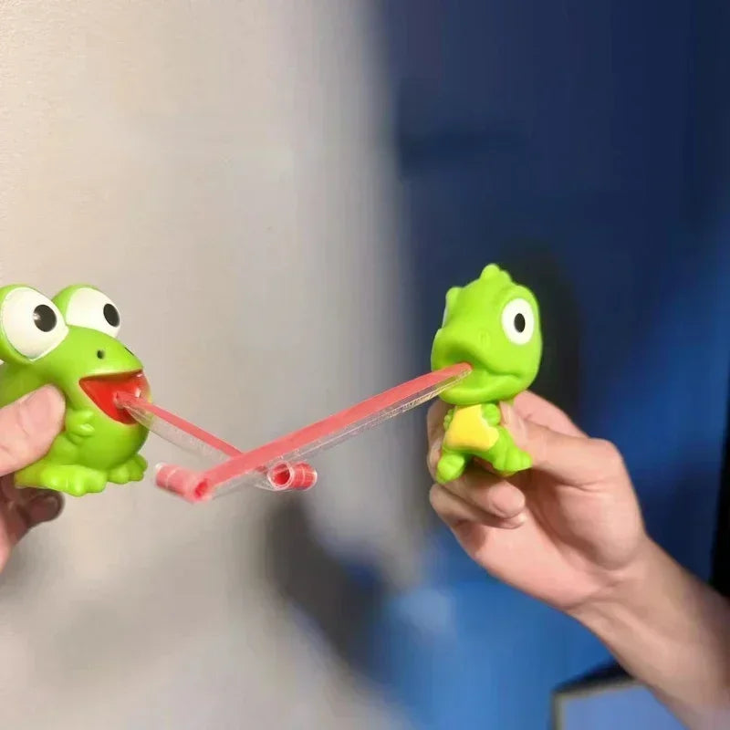 Pinch Frog Dinosaur Sticking Tongue  For Kids - PAMU8