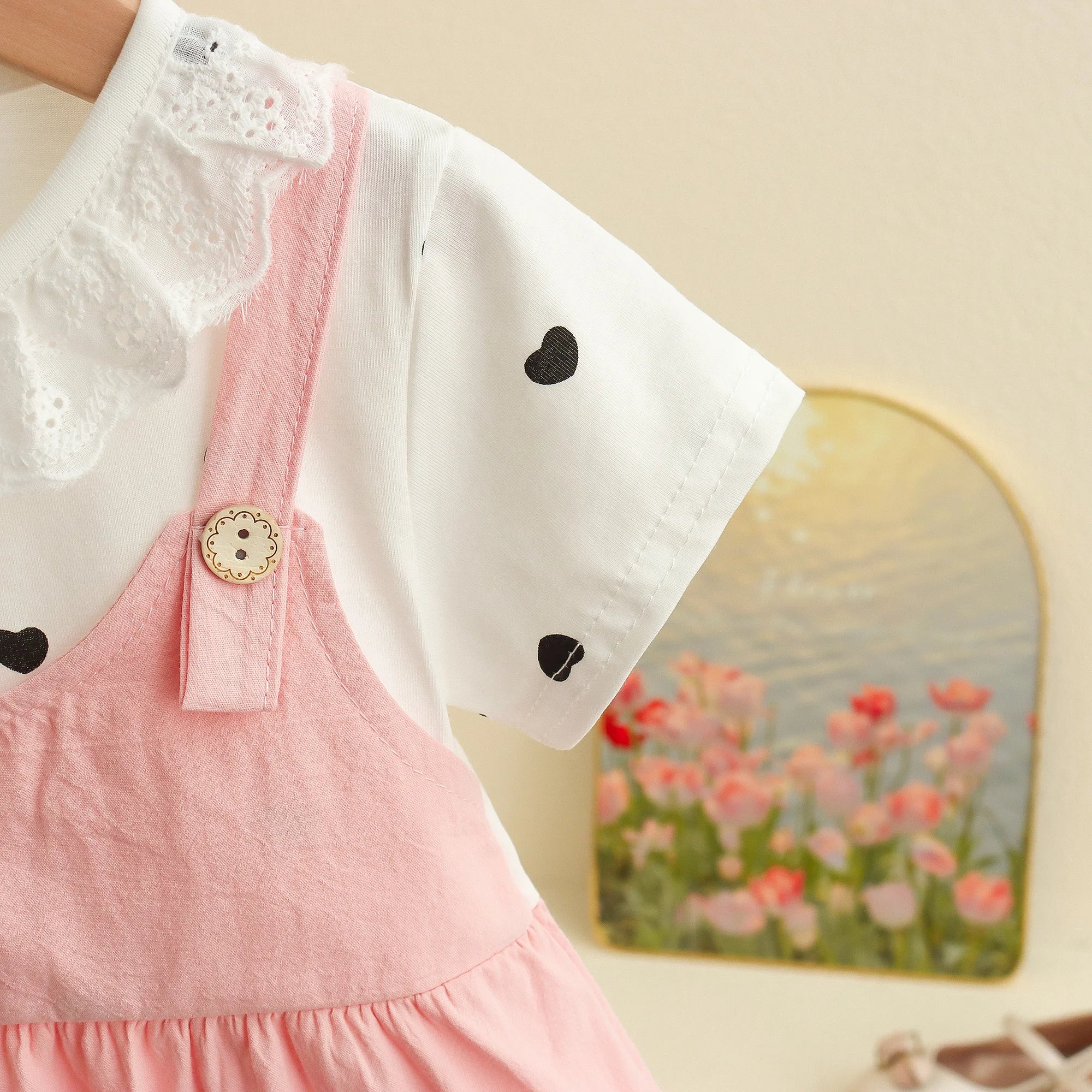 Heart Print Summer Girl Dress