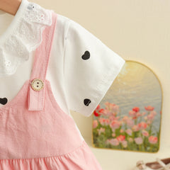 Heart Print Summer Girl Dress
