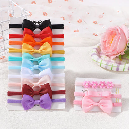 Ribbon Bows Flowers Headband