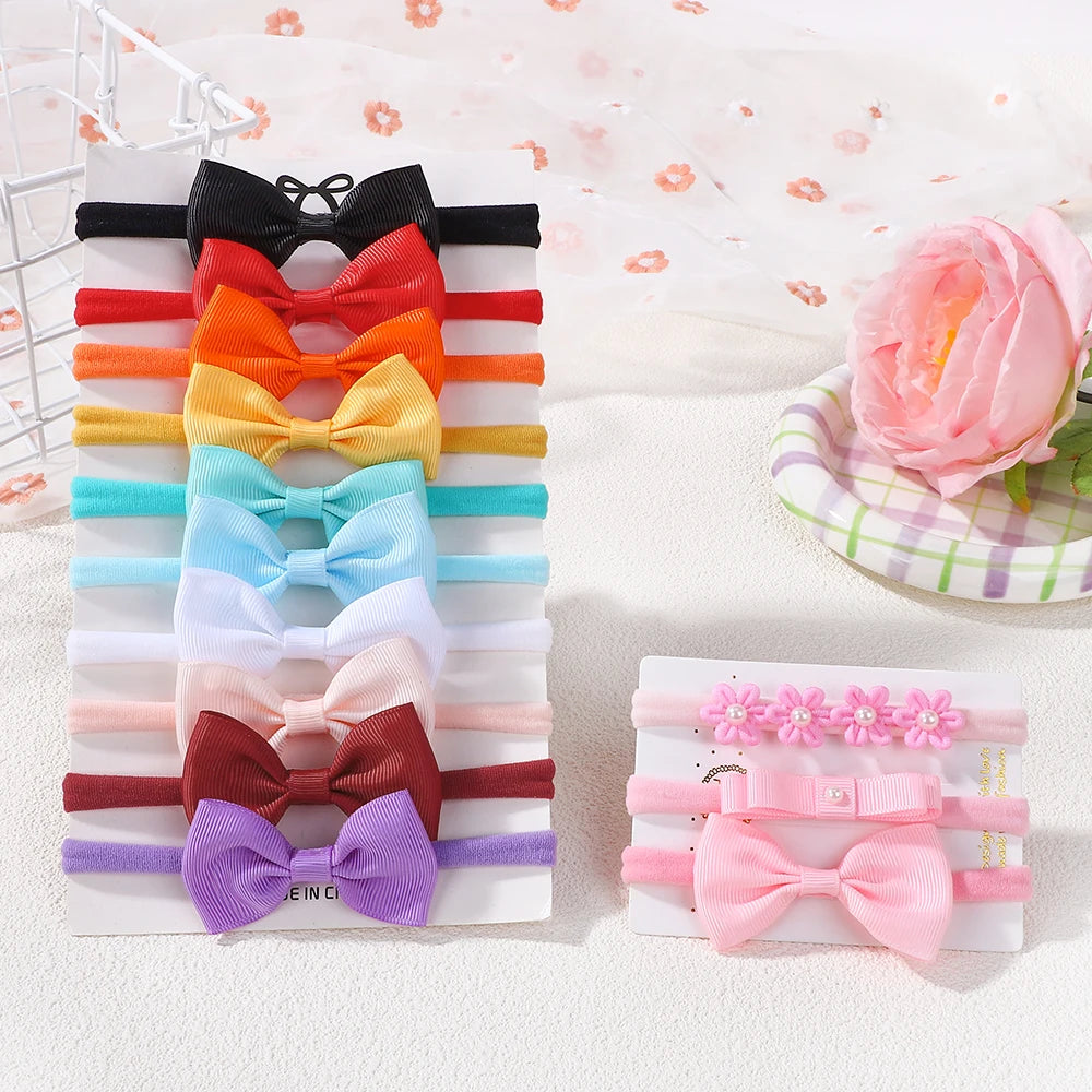 Ribbon Bows Flowers Headband