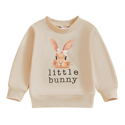 Rabbit Print Long Sleeve Tops