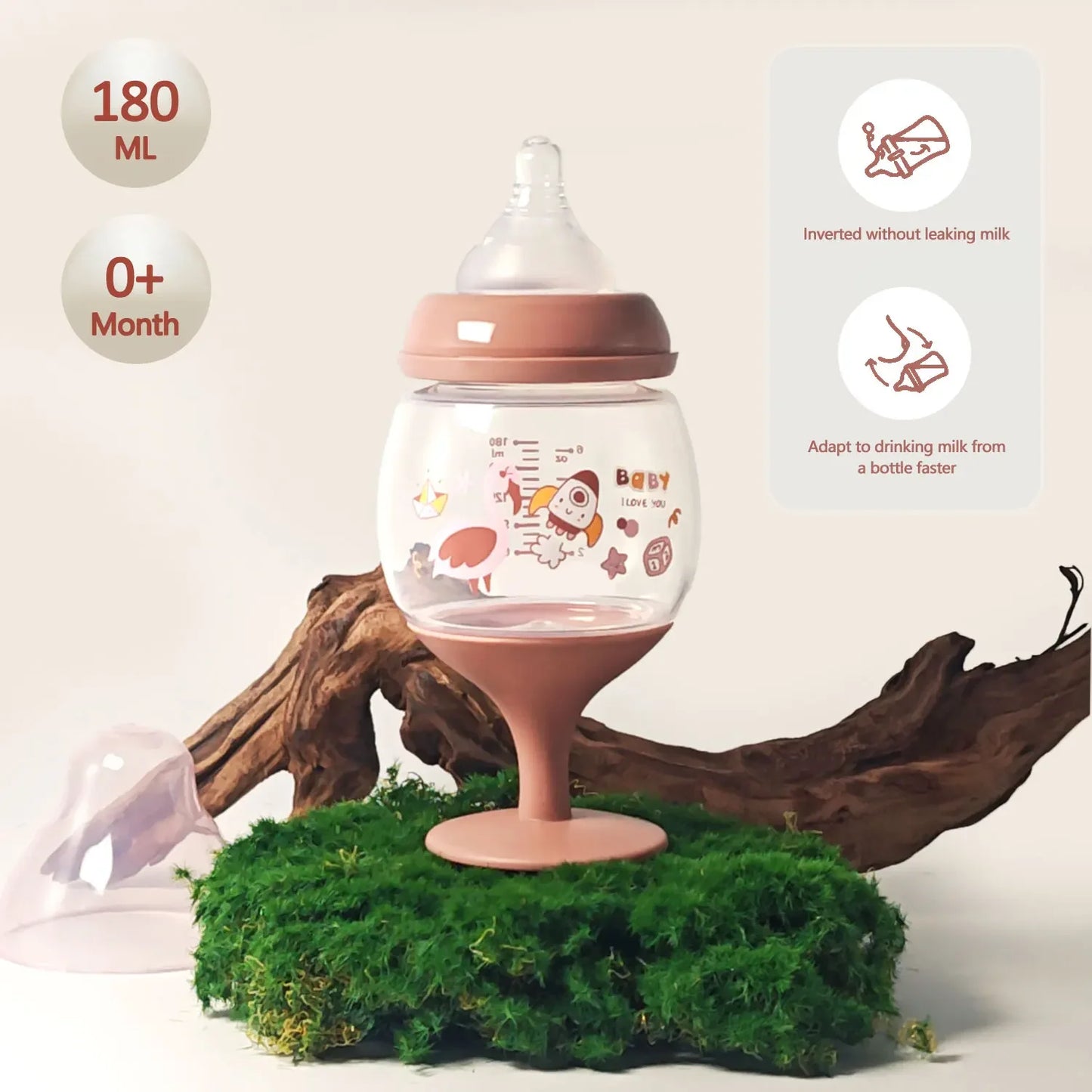 Goblet baby bottle