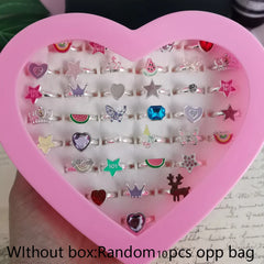 Cute Cartoon Kids Rings Set for Girls | PAMU8