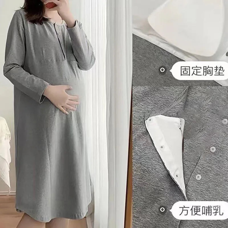 Maternity Nursing Nightgown