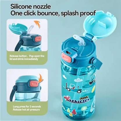 Children's Water bottle with straw