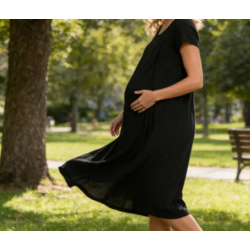 Postpartum Breastfeeding Dress