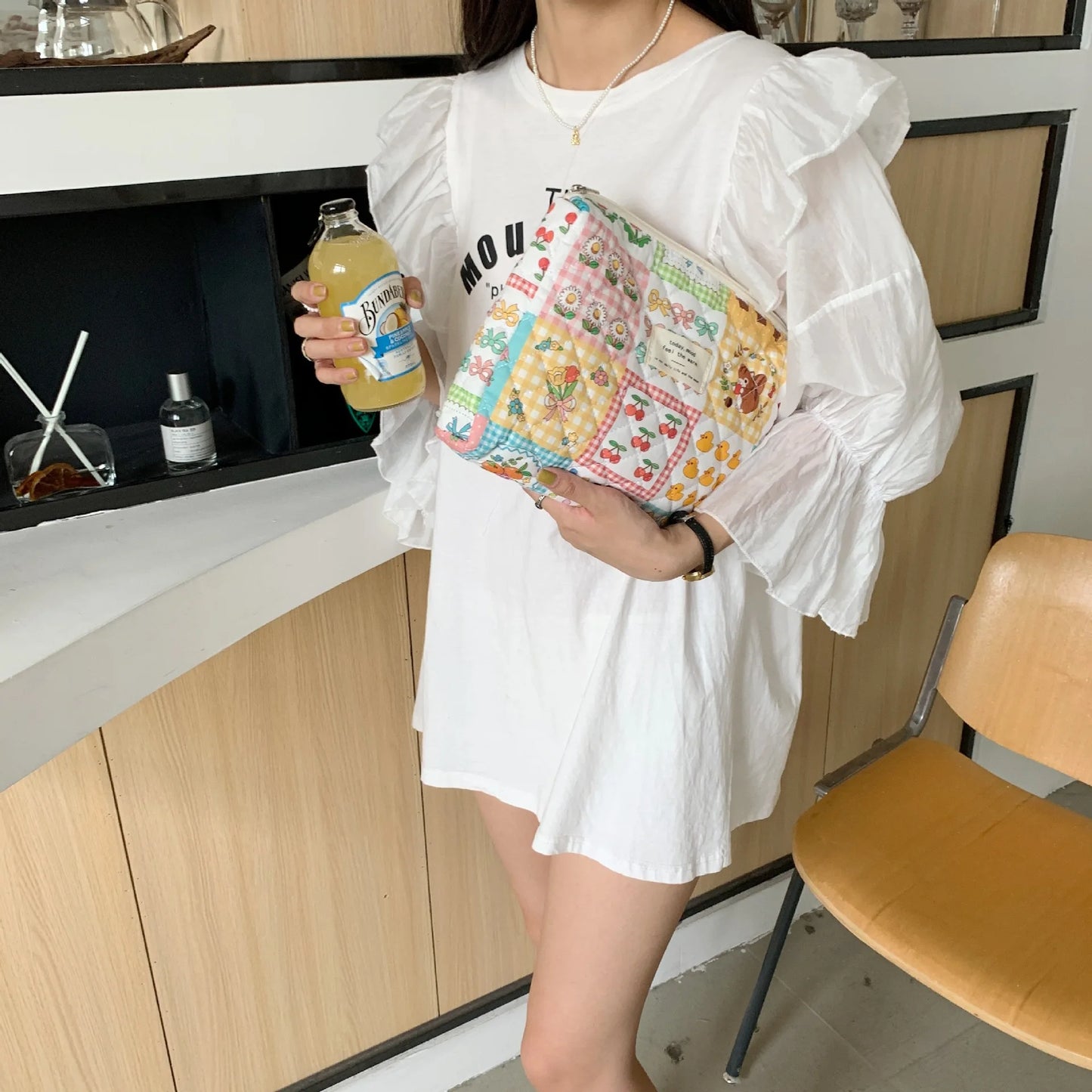 Cartoon Print Nappy Bag