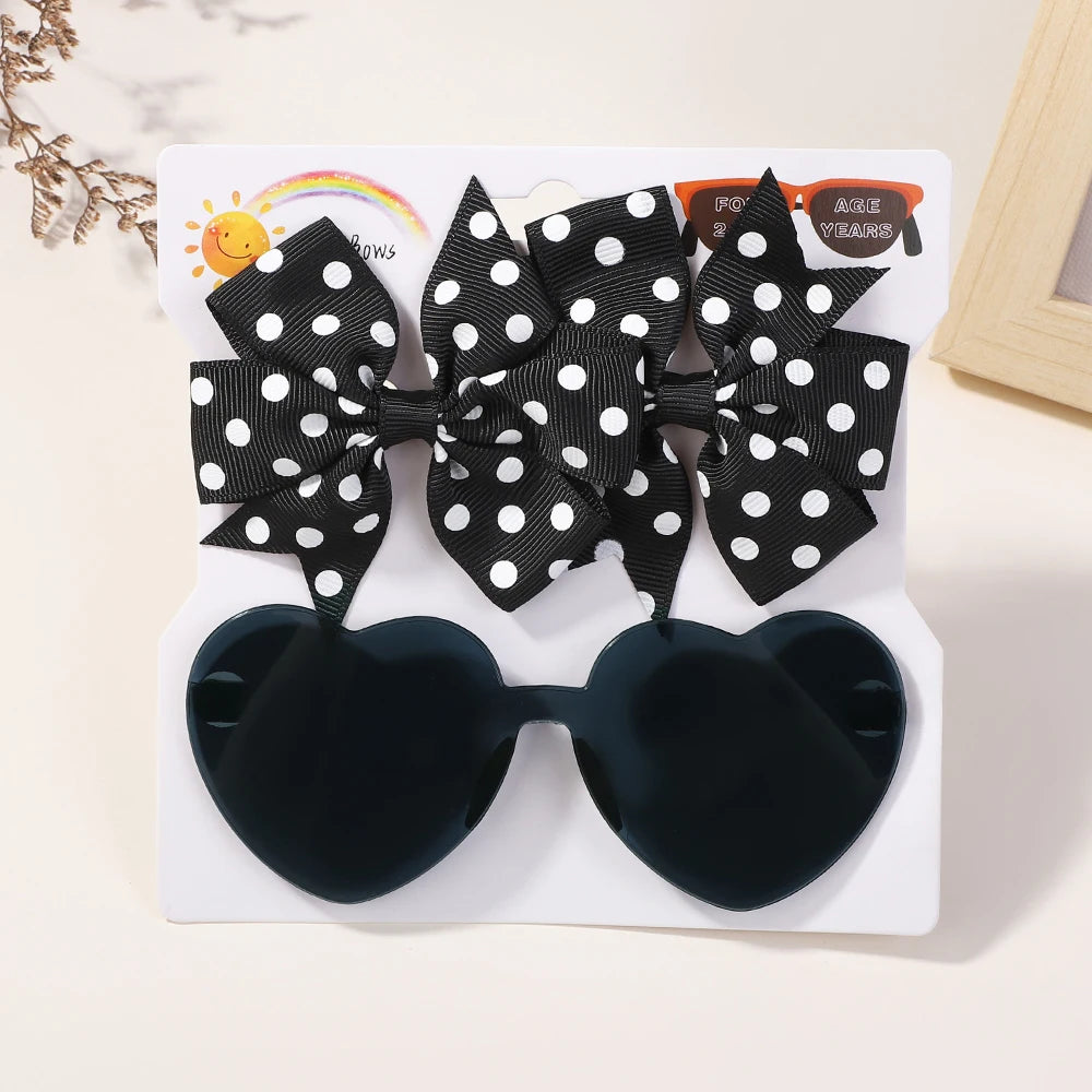 Headwear sunglasses set