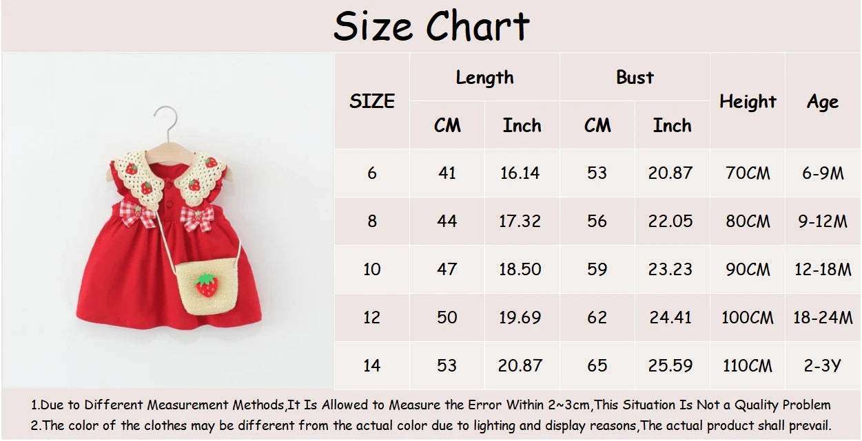 Sleeveless Cotton Baby Girl Dress