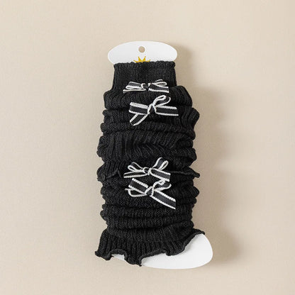 Soft Cotton Leg Warmers Knee Socks - PAMU8