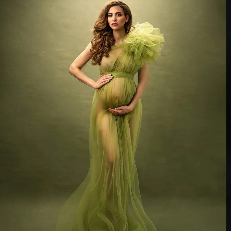 Black Pregnancy Gown
