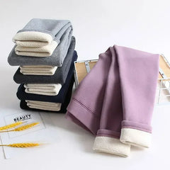 Girl fleece leggings for winters