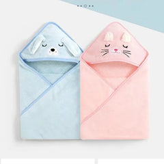 Baby Hooded Bathrobe Towel | Soft Baby Bath Wrap