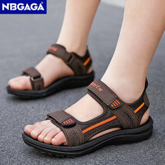 Boys' Sport Sandals, Breathable Soft-Sole Beach Shoes
