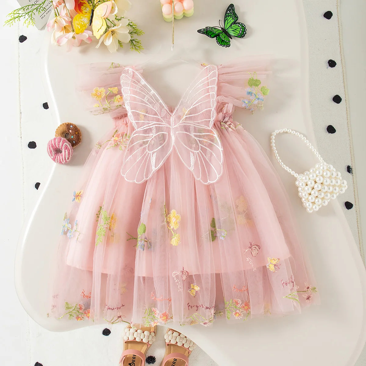 Floral Chiffon Sleeveless Dress