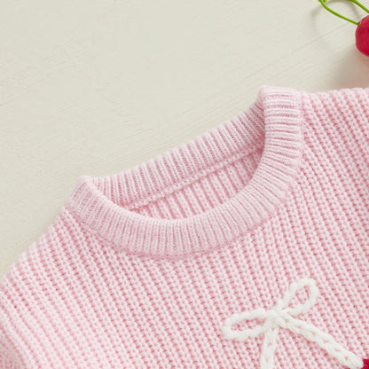 Cherry Embroidery Knit Sweater