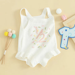 Sleeveless Strap Knit Playsuit