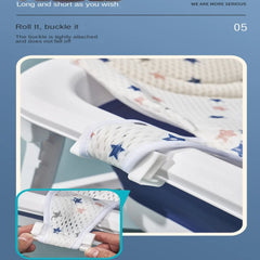 Cross-Shaped Anti-slip Baby Bath Net Mat That Frees Your Both Hands