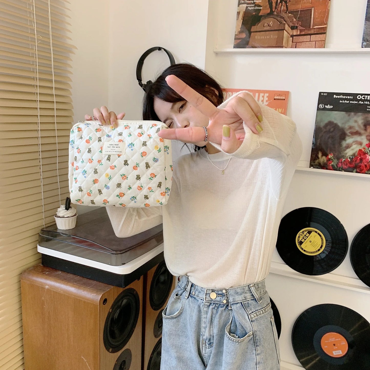 Cartoon Print Nappy Bag