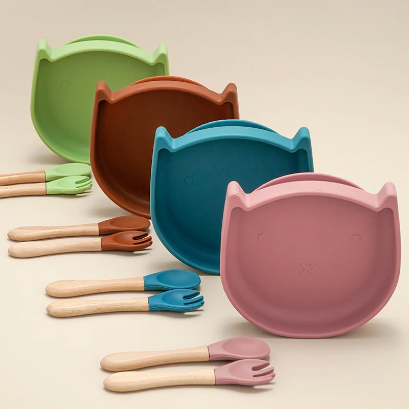 Silicone Cartoon Shape Plates
