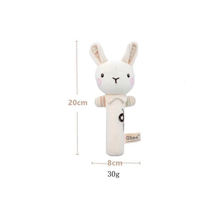 Cartoon Animal Baby Plush Rattle Baby Toy - PAMU8